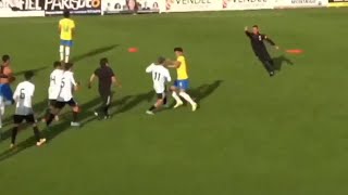 La final de la Sub17 de la selección argentina terminó a las piñas contra Brasil [upl. by Eekram]