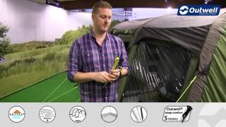 Outwell Flagstaff 6A Tent  Innovative Family Camping [upl. by Nimzzaj]