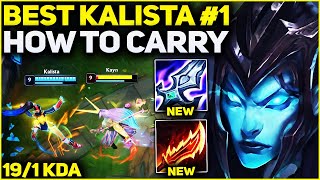 Kalista Gameplay How to Play Kalista BOTADC BuildGuide LoL Meta [upl. by Alf]