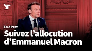 Nouveau gouvernement  suivez lallocution dEmmanuel Macron [upl. by Knapp167]