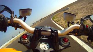 Ducati Streetfighter 848 onboard en Modena HD [upl. by Ecnirp]