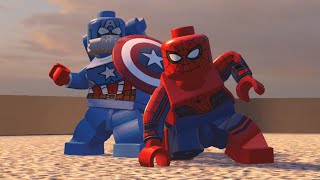 LEGO Marvels Avengers  All DLC Characters Showcase [upl. by Araeit]