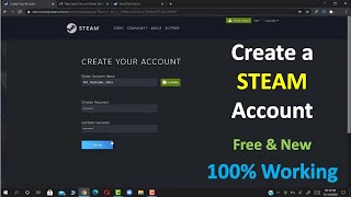 How to Create a STEAM Account Easy and New Way [upl. by Beller]