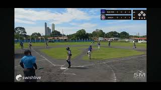 Torneo de campeones Blue Sox vs Amelia Denis picheo fuerte [upl. by Elboa643]