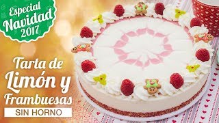 TARTA DE LIMÓN Y FRAMBUESAS SIN HORNO  ESPECIAL NAVIDAD  Quiero Cupcakes [upl. by Peursem887]