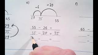 wwwelementarschuleonlinede  MiniMax Kl 2  ZR B S 58 S 45 Subtraktion mit Zehnerübergang [upl. by Enelyak590]
