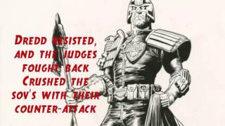 Anthrax I am the law Lyrics comic music video [upl. by Derian]