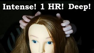 ASMR The Most REALISTIC and INTENSE Scalp Massage no talking scratching brushing [upl. by Einej]