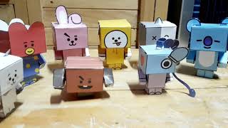 BTS BT21 Cubee Craft [upl. by Odnala]