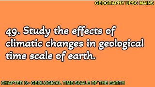 349 Effects of Climatic Changes in Earths Geological History [upl. by Ahsat]