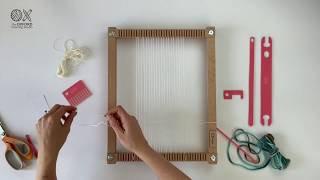 Weaving Basics How to Prepare Your Warp for Weaving [upl. by Manvil]