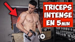 Triceps entrainement intense en 5min à la maison [upl. by Adnuhsal]