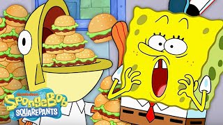 SpongeBob Characters Eating TOO MUCH FOOD for 30 Minutes Straight 😱  SpongeBob [upl. by Tonia]