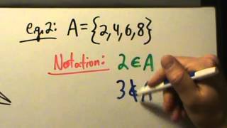 Intermediate Algebra  Listing Method of Describing Sets [upl. by Keelia499]