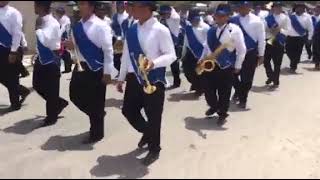 Corozal Community College Marching Band at Band Fest Parade 2017 [upl. by Edgerton]