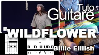 GUITARE ACOUSTIQUE  Billie Eilish  WILDFLOWER  A COLORS SHOW [upl. by Aitnuahs433]