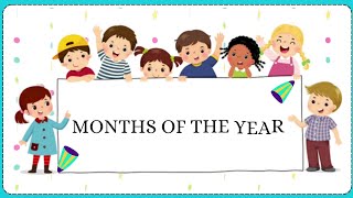 Months of the year song  Months of the year  Name of the Months  English Animated nursery rhymes [upl. by Dusen]