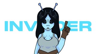 INVADER INVADER  ANIMATION MEME  goblinthingz [upl. by Charters638]