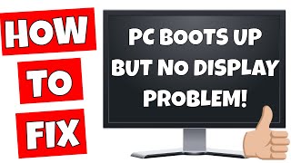 New PC Build Powers On But NO Display Or NO VGA Screen Output Fix [upl. by Hanako799]