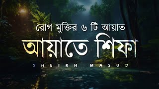 Ayat E Shifa Beautiful Recitation  আয়াতে শিফা  রোগ মুক্তির ৬ টি কুরআনের আয়াত  Sheikh Masud [upl. by Curzon98]