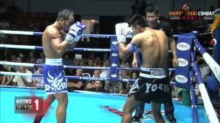 Kem Sitsongpeenog vs Yodsanklai Fairtex KO HD Muay Thai Combat Mania Pattaya Yokkao3 yokkaoboxing [upl. by Anuala]