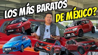 10 AUTOS MÁS BARATOS DE MÉXICO ¿VALEN LA PENA  TOP [upl. by Aniratac]