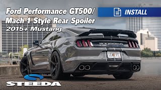 Ford Performance GT500 Rear Spoiler wGurney Flap  Review amp Install [upl. by Hermes234]