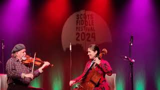 Alasdair Fraser amp Natalie Haas  StrathPolka live from the Scots Fiddle Festival [upl. by Ronal]