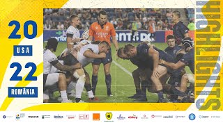 HIGHLIGHTS SUA  România 2022 meci test World Rugby SummerTour [upl. by Kassie]