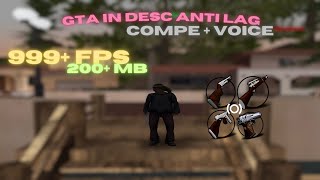 GTA SAMP FPS BOOST COMPE FOR LOW END PC  GTA IN DESC [upl. by Gildus642]