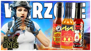 Warzone but we eat the WORLDS HOTTEST HOT SAUCE every time we lose [upl. by Nade]