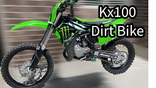 Kawasaki KX100 2Stroke Dirt Bike  Kx100 vs KX85 [upl. by Stockton]