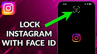 How To Lock Instagram With Face ID In iPhone [upl. by Gladine]