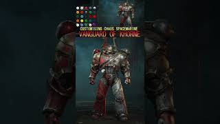 CHAOS CUSTOMISATION PAINTING SPACEMARINE 2 VANGUARD CLASS  Warhammer 40K Spacemarine 2 40k [upl. by Iphlgenia]