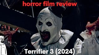 film reviews ep380  Terrifier 3 2024 [upl. by Yrebmik]