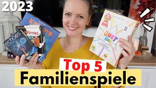 💛 Top 5 FAMILIEN Spiele 💛 Besten Gesellschaftsspiele amp Brettspiele 💛 ab 8 Jahre [upl. by Senoj]