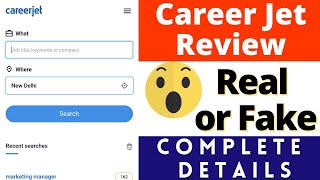 Careerjet Reviews  Careerjet job search  Careerjet real or fake  Careerjet jobs  Careerjetcom [upl. by Ahsikel196]