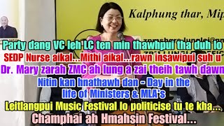 Pi Lalrinpuii’n thusawi CLASS zet mai Reaction Minister thawkrim leh taima [upl. by Ennirak]