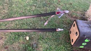 Crimson Talon Broadheads vs Target Point [upl. by Neve]