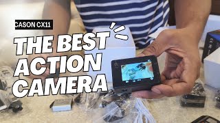 New Action Camera Review MotoVlog Cason CX11 [upl. by Elrem95]