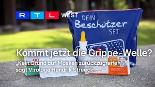 Kommt jetzt die GrippeWelle Interview mit Virologe Hendrik Streeck  RTL WEST 11102023 [upl. by Anned723]