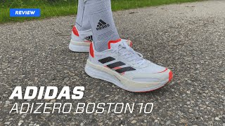 REVIEW ADIDAS Adizero Boston 10  Improved cool and completely amazing [upl. by Arraeis]