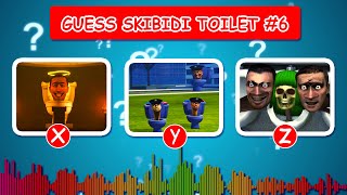 Guess the Skibidi Toilet Voice 6 skibidiquiz [upl. by Nawiat950]