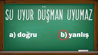 DOĞRU BİLDİĞİNİZ ATASÖZLERİNİ UNUTUN I İŞTE ATASÖZLERİNİN EN DOĞRU HALİ [upl. by Mutz]