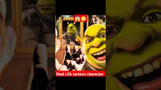 The Shrek cartoon Inspired to Real Life person 😳 shorts [upl. by Anaz]