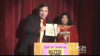 Adam Sandler sweeps Razzies [upl. by Pinzler]