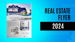 desing Real Estate Flyer 2024 [upl. by Wieche]