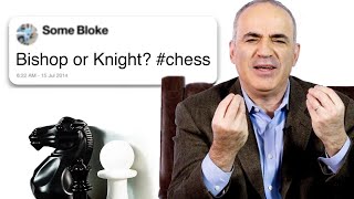 Garry Kasparov Answers Chess Questions From Twitter  Tech Support  WIRED [upl. by Aerdnu]