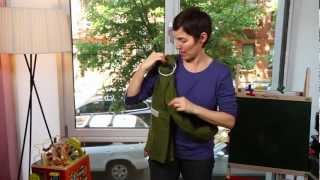 How to Wear a Ring Sling Carrier [upl. by Nuawaj]