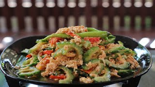 Ginisang Ampalaya with Egg Budget Recipe [upl. by Ris]